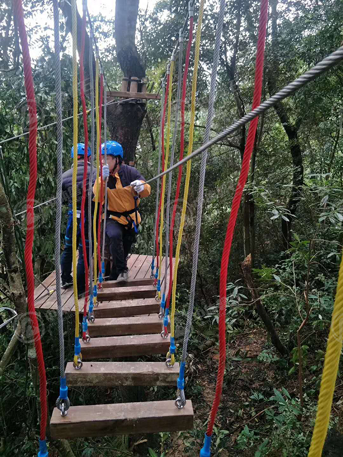 福安下逢休闲渔村丛林穿越项目近日完工(图2)